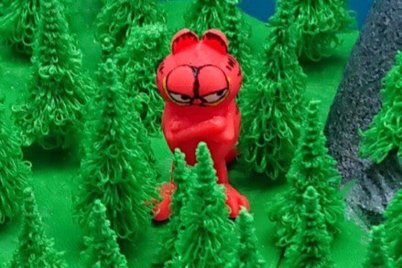 Huysuz Garfield  Biblo Dekoratif Hediyelik Süs Eşyası Maket Dekor