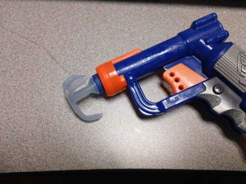 NERF uyumlu Kıskaçlı Kanca oyuncak grappling hook aparatı - Görsel 2