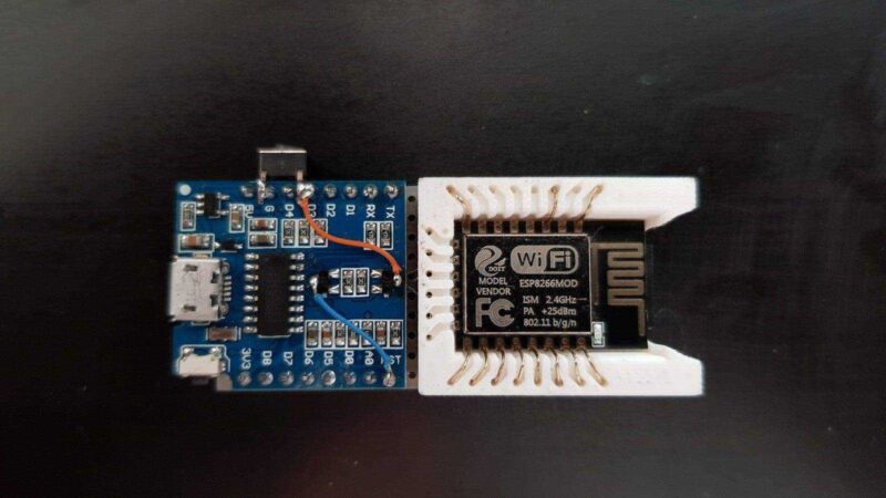 Soket ESP8266 (ESP12E)  Organik Plastikten Aksesuar Aparat