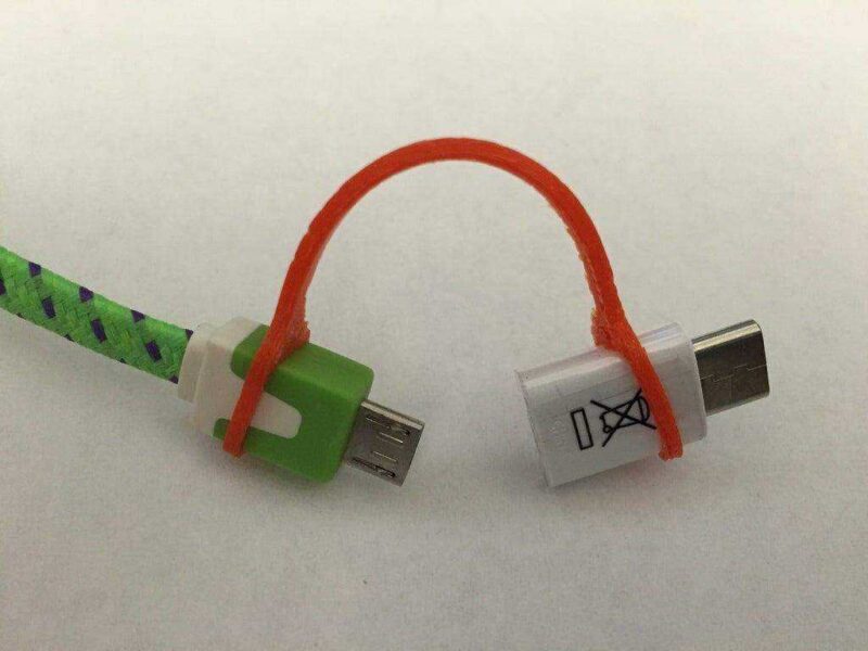 USB Adaptörü Bungee Tutucu Dekoratif Organizer Aparat (Tek) - Görsel 2