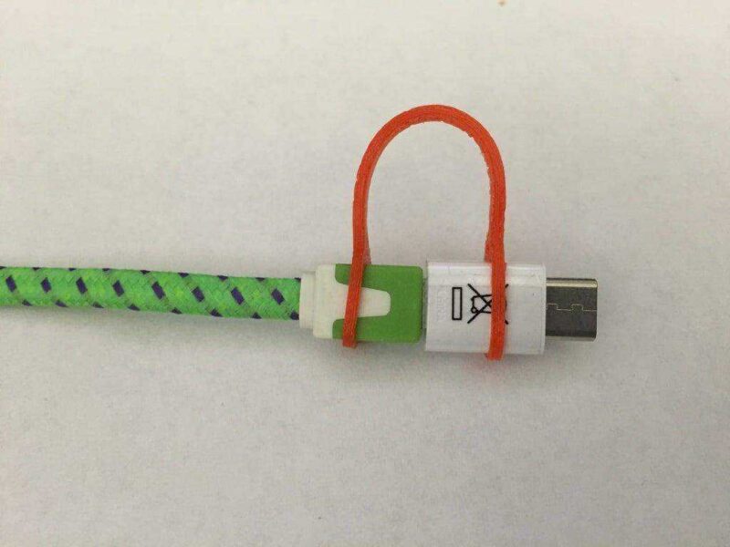 USB Adaptörü Bungee Tutucu Dekoratif Organizer Aparat (Tek) - Görsel 3