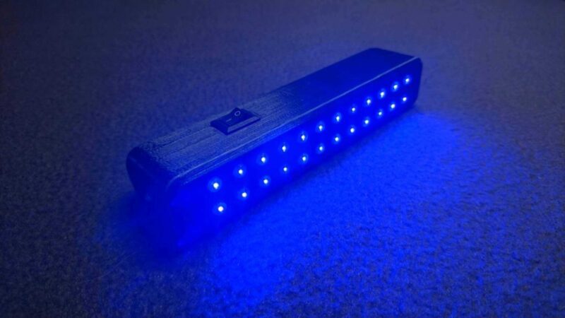 Diy 24 Led Blacklight Plastik Aparat