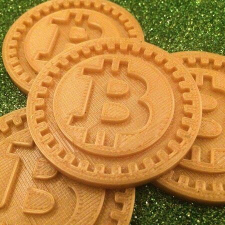 Bitcoin Logosu Logo Crypto Dekoratif Hediyelik Süs Eşyası Maket