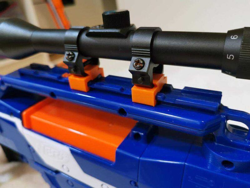 Nerf - 11 Mm Canaver Picatinny Adaptörü Plastik Aparat - Görsel 2