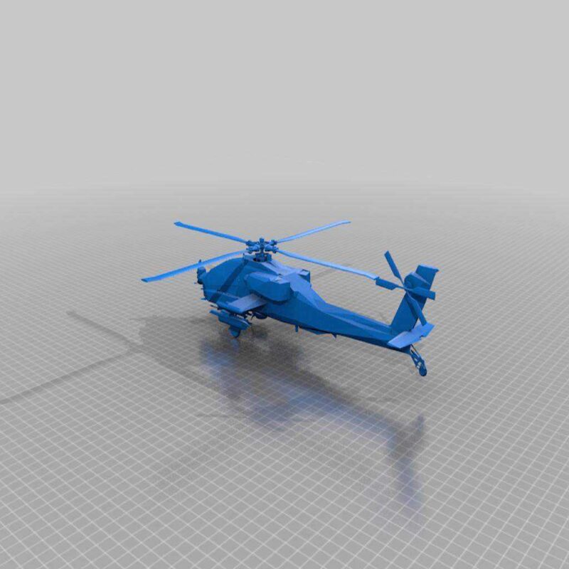 Helikopter Ah-64 Apache Plastik Aparat