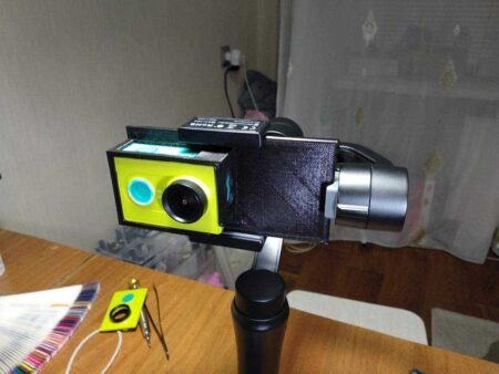 Adaptador Xiaomi Yi Gimbal Zhiyun Smooth-Q Plastik Aparat