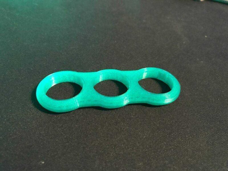 Bi Strait Fidget Spinner / Edc / El Spinner / Fidget Oyuncak Plastik Aparat - Görsel 3