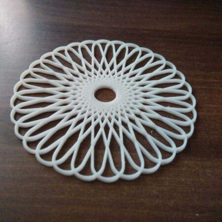 Spirograf Altlığı 100mm  Organik Plastikten Dekoratif Aksesuar