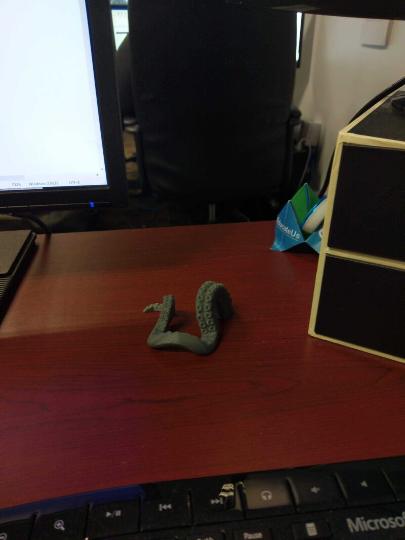 Ahtapot Telefon Standı Masaüstü Hayvan Figürlü Dekoratif - Görsel 4