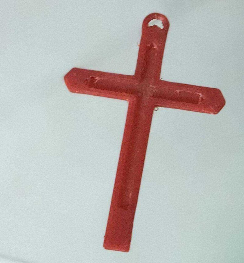 Çapraz Kolye / Kolye Plastik Aparat - Görsel 2