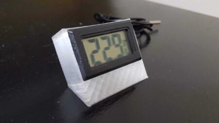 1.5 Lcd Dijital Termometre / Prob İle - Stand Plastik Aparat