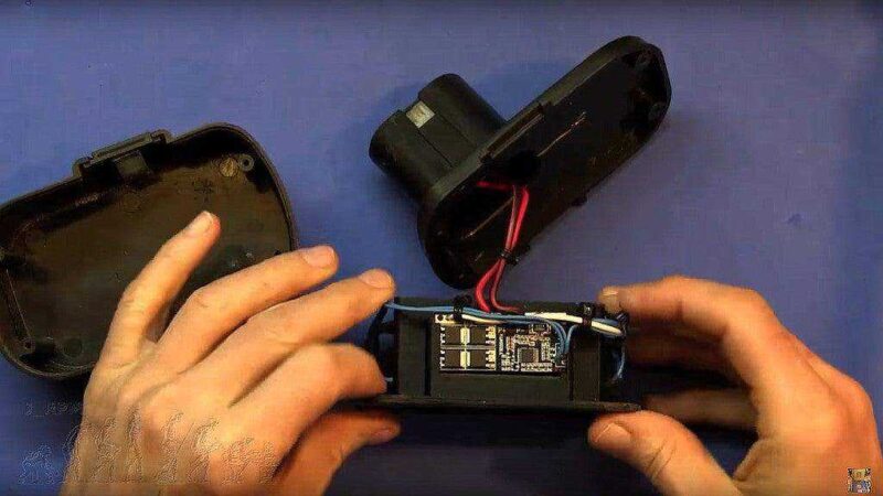4x 18650 piller için pil bölmesi ve koruma ve şarj kontrol devres - Görsel 3