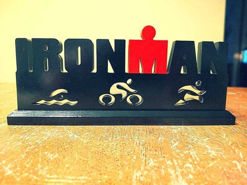 Ironman Triatlon Logosu Plastik Aparat - Görsel 3