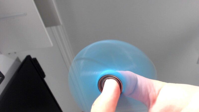 Kavisli Fidget Spinner Dekoratif Aksesuar Süs Eşyası - Görsel 2