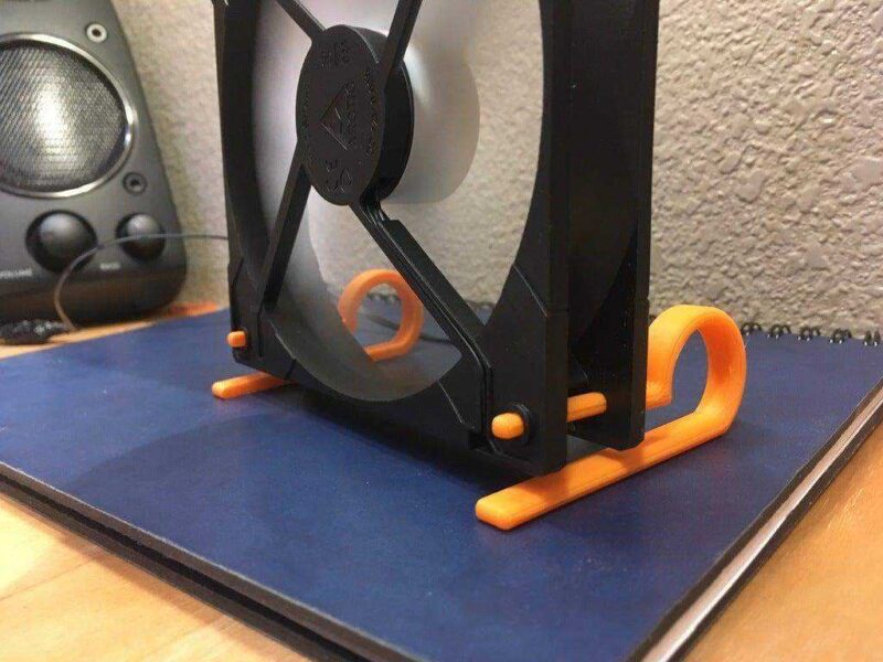 Wicked Quiet Desk Fan Titreşim Emici Bacaklar - 80mm ve 120mm Kasa Fanlarına uyar - Görsel 2