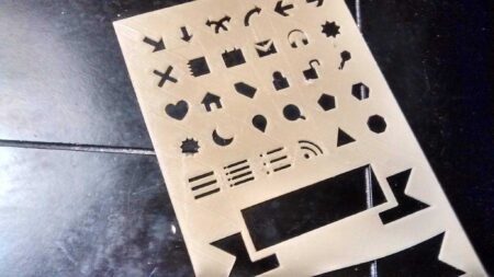 Gün Planlayıcısı Simgesi Şablonu Stencil Dekoratif Hediyelik