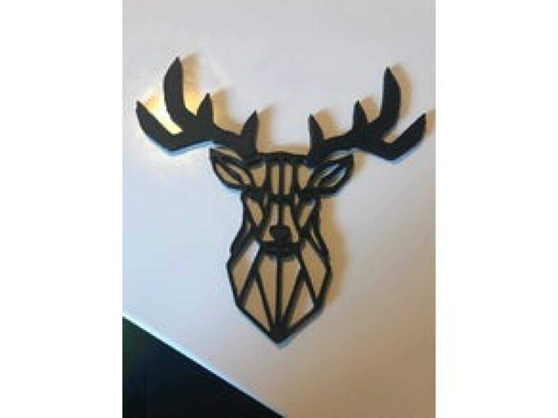 DEER Duvar Sanatı / Dekorasyon Dekoratif Aksesuar Süs Eşyası - Görsel 2