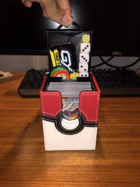 Alcove Flip Box Ticaret Kartları Zar Çekmece Ve Pokemon Tcg İçin Bölücü, Magic The Mtg Plastik Aparat