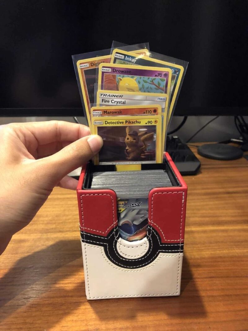Alcove Flip Box Ticaret Kartları Zar Çekmece Ve Pokemon Tcg İçin Bölücü, Magic The Mtg Plastik Aparat - Görsel 2