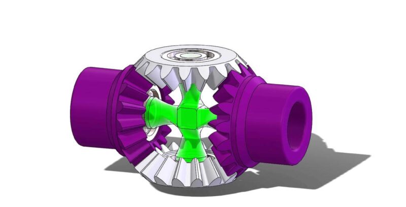 Fidget-Diffi - Diferansiyel Dişliler Plastik Aparat - Görsel 4