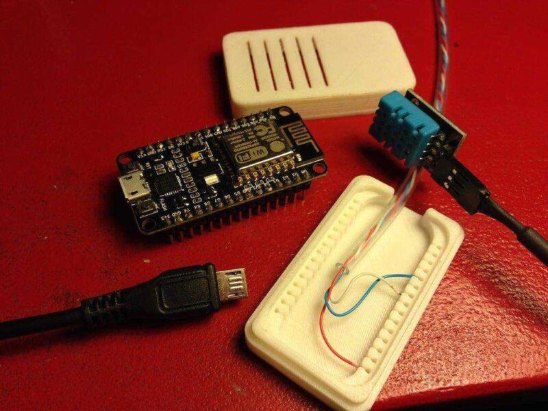 Caja Nodemcu 1.0  Tutucu Kutu Askısı Standı Aparatı Projelik - Görsel 3