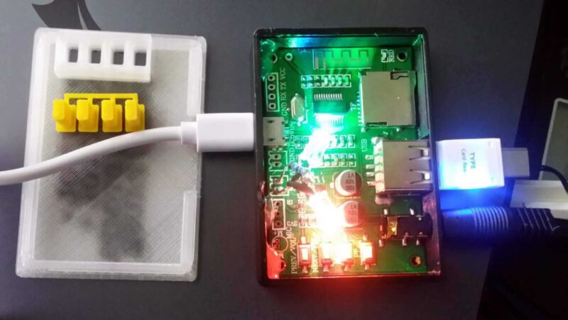 Bt-201 Bluetooth Mp3 Ses Modülü Kılıfı Plastik Aparat - Görsel 2