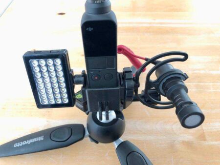 Dji Osmo Cep Çok Tutucu (Gopro / Arca-Swiss / Tripod / 1/4 -20 / Soğuk Ayakkabı) Plastik Aparat