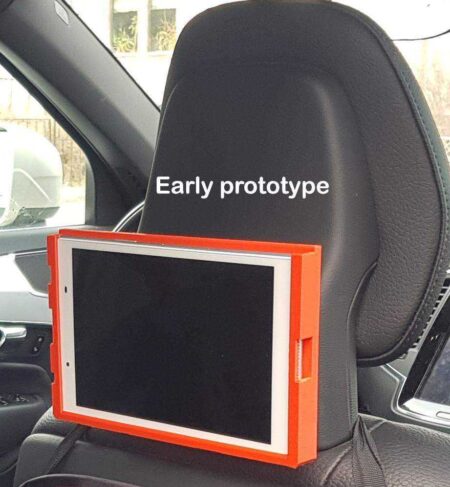 Xc90 Araba Kafalık Tutucu / Tutucu Tablet İçin Plastik Aparat