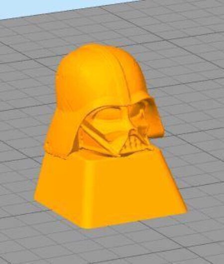 Darth Vader Organik Plastikten Süs Dekoratif Biblo Keycap