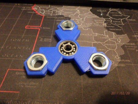 Fidget Somun Spinner - Wingnut2K # 10 Plastik Aparat