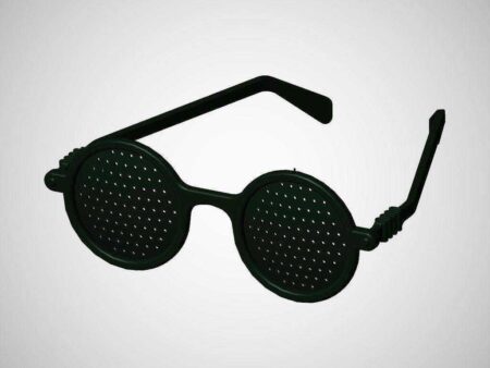 Harry Potter Stil Pinhole Gözlük Plastik Aparat
