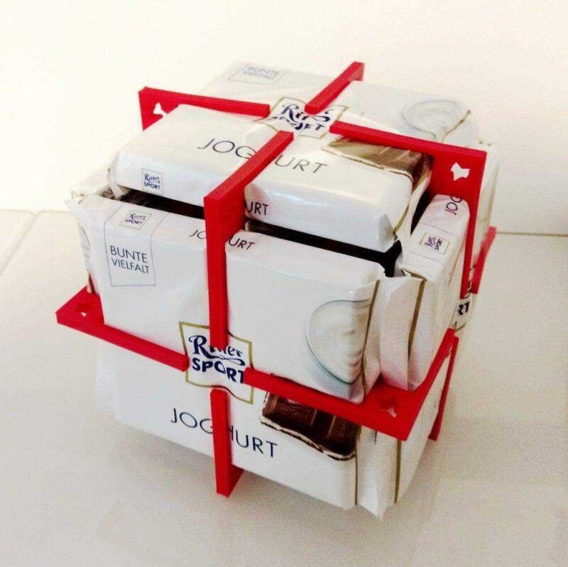 Ritter çikolatalı hediye kutusu  Organik Plastikten Aparat - Görsel 2