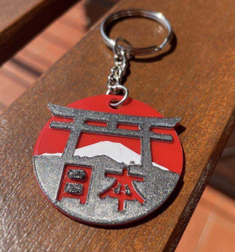 Japon Torii Anahtarlık Plastik Aparat