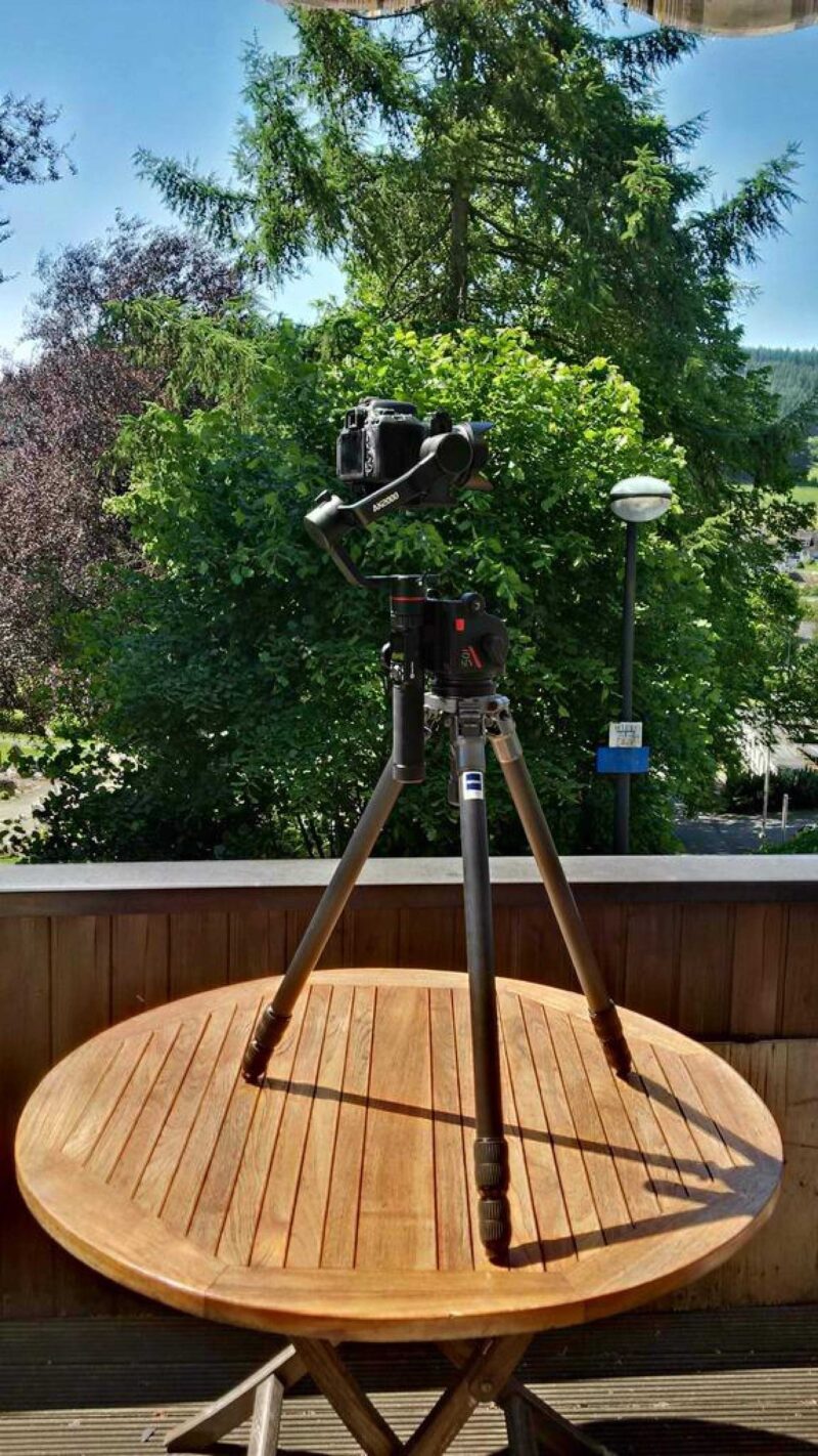 Feiyu Tech Ak2000 Gimbal Tutucu İle Manfrotto 501 Plaka Plastik Aparat - Görsel 2