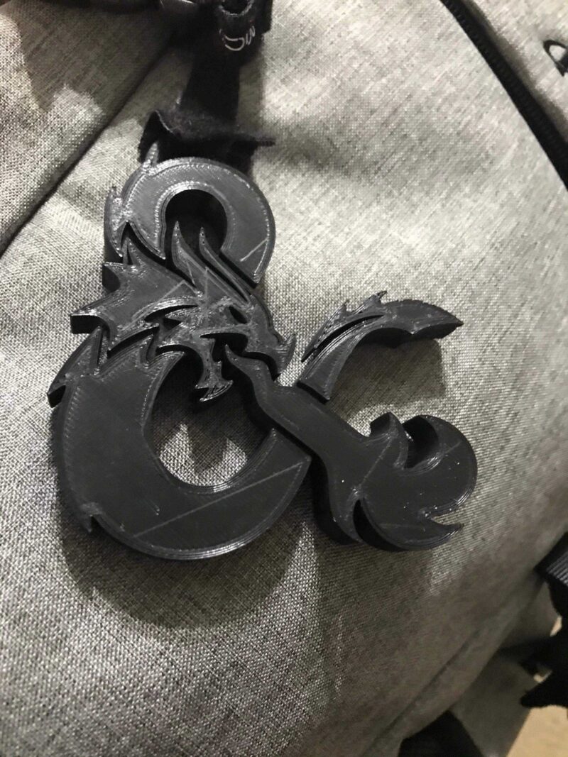 D&D Ampersand Anahtarlık Hediyelik Süs Eşyası Aksesuar Dekoratif - Görsel 2