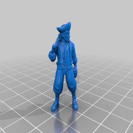 Sarhoş Korsan (28Mm Dnd Minyatür) Plastik Aparat