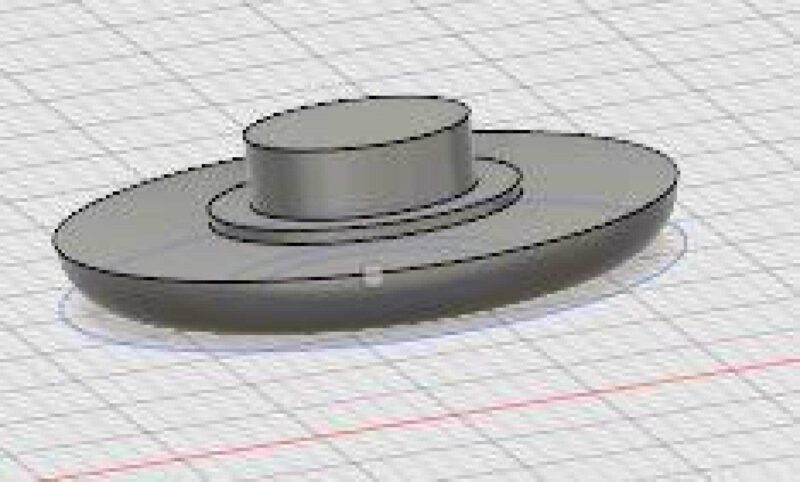 Pürüzsüz Operatör Tri Fidget Spinner Pennies Plastik Aparat - Görsel 2