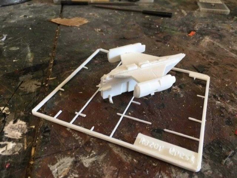Razor Crest Kit Kartı Mandalorian Çocuk Oyuncak Bulmaca Oyun