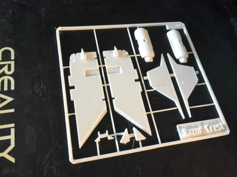 Razor Crest Kit Kartı Mandalorian Çocuk Oyuncak Bulmaca Oyun - Görsel 2