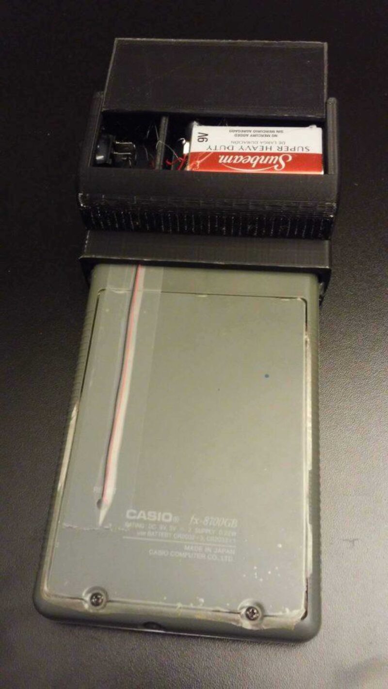 Casio Fx-8700Gb Akü Dönüştürme Plastik Aparat - Görsel 3