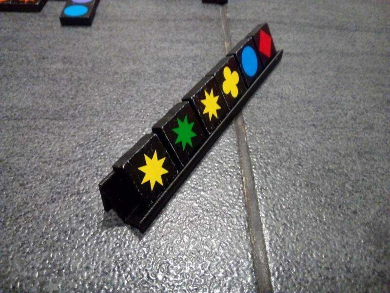 Qwirkle Fayans Tutucu Seyahat Plastik Aparat - Görsel 4