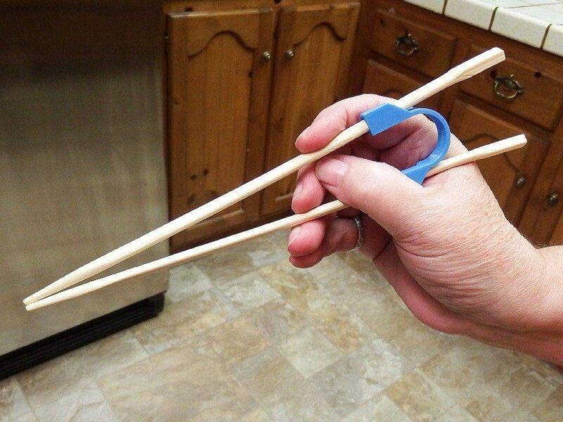 Chopstick Menteşesi Organik Plastikten Kullanışlı Dekoratif