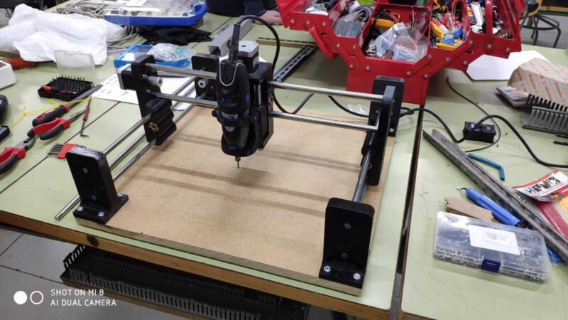 3D Baskılı Dremel Cnc // Máquina Cnc Dremel İmpresa En 3D Plastik Aparat - Görsel 2
