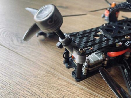 Tbs Kaynağı Bir V4 Hd Dji Caddx Vista Anten Montajı Plastik Aparat