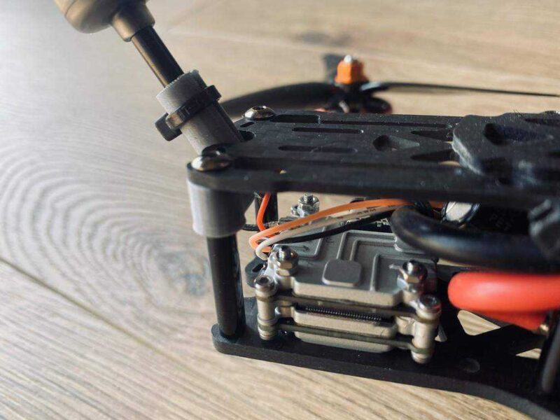 Tbs Kaynağı Bir V4 Hd Dji Caddx Vista Anten Montajı Plastik Aparat - Görsel 3
