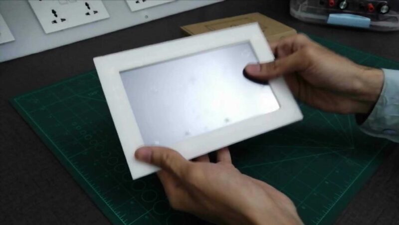 Nextion 7 İnç Lcd Çerçeve Plastik Aparat - Görsel 2