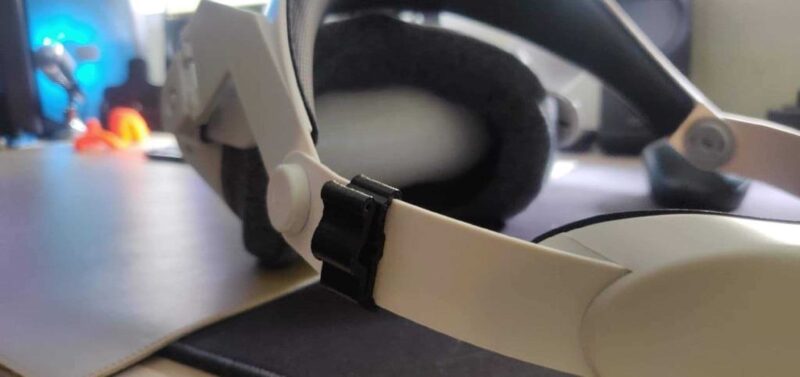 Oculus Quest 2 Halo Kayışı İçin Bağlantı Kablosu Klipsi Plastik Aparat