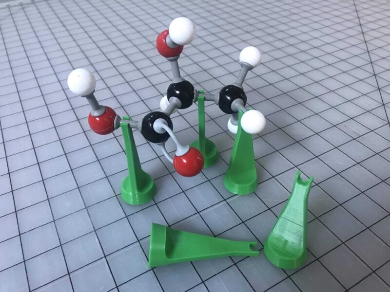 Organik Kimya Moleküler Model Kit Standı - Molymod Uyumlu Plastik Aparat - Görsel 2