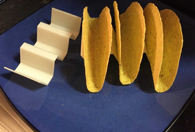 Taco Tako Waffle  Kabuk Tutucu Mutfak Organizeri Düzünleyici - Görsel 2