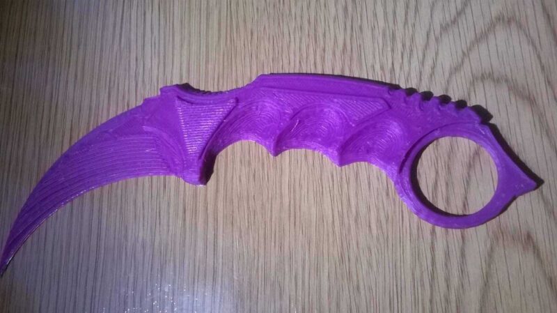 Karambit Bıçağı Csgo Sağ Sol Ayrı Oyuncak Organik Plastikten